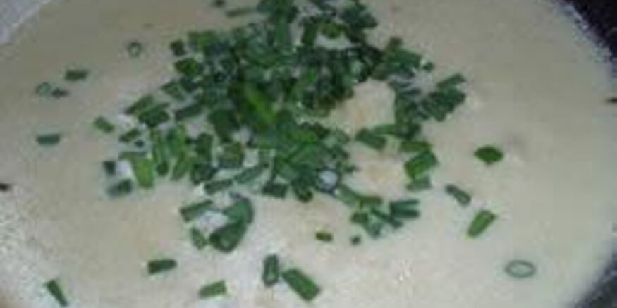 Рецепт диетического супа-пюре из цветной капусты и лука-порея