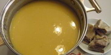 гороховый суп-пюре с мясом