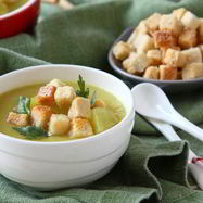 Рецепт Картофельного супа-пюре с ветчиной