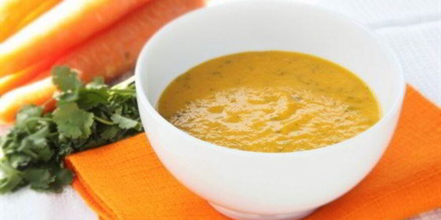 Рецепт морковного супа-пюре со специями и красной чечевицей