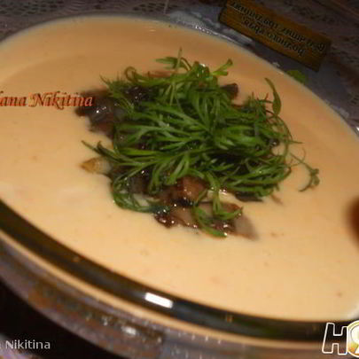 Овощной суп-пюре с грибами