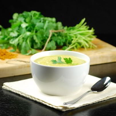 Простой суп-пюре из цветной капусты