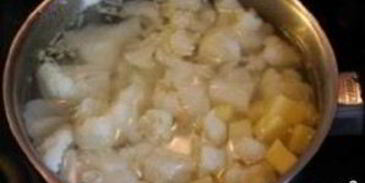 простой суп-пюре из цветной капусты