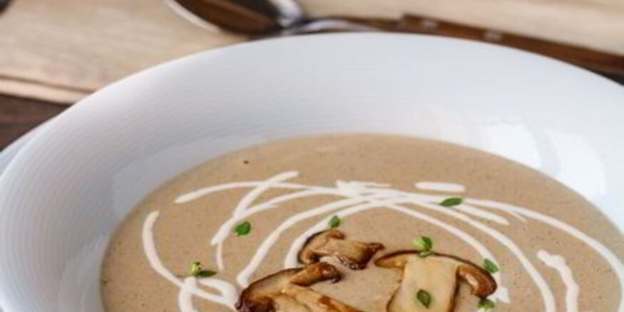 Рецепт супа-пюре из белых грибов
