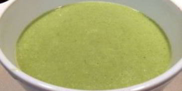 суп-пюре из брокколи с сыром