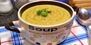 суп-пюре из кабачков и шампиньонов