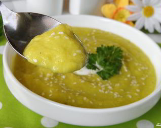 Суп-пюре из кабачков