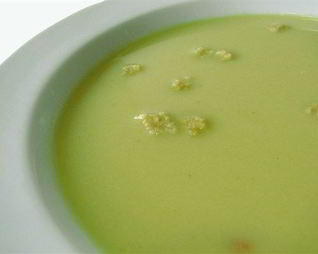 Суп-пюре из крапивы и черемши