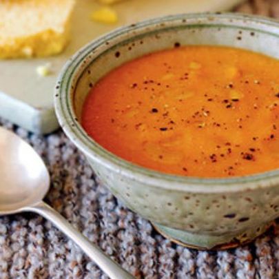 Суп-пюре из красной чечевицы