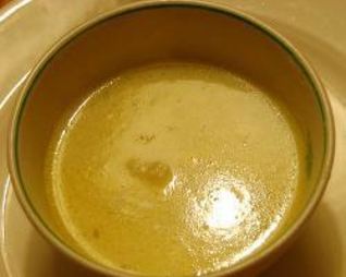 Суп пюре из топинамбура и картофеля