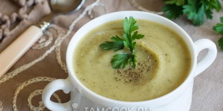 Рецепт супа-пюре из цветной капусты и кабачков