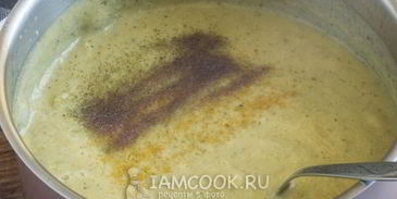 суп-пюре из цветной капусты и кабачков