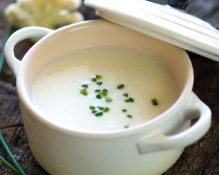 Суп-пюре из цветной капусты со сливками