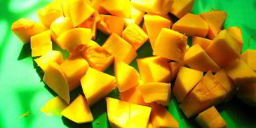 суп-пюре из тыквы и горошка