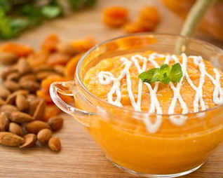 Суп-пюре из тыквы и цветной капусты