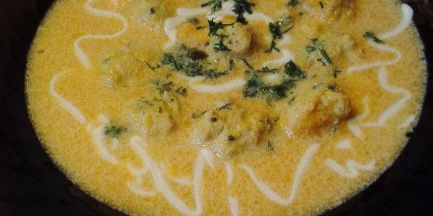 Рецепт супа-пюре из тыквы с фрикадельками