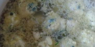 суп-пюре из тыквы с фрикадельками