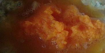 суп-пюре из тыквы с фрикадельками