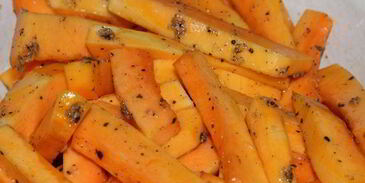 суп-пюре из запеченной тыквы с перцами