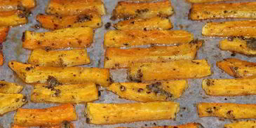 суп-пюре из запеченной тыквы с перцами