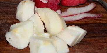 суп-пюре из запеченной тыквы с перцами