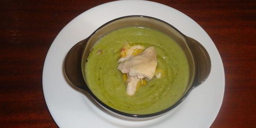 Рецепт супа-пюре из зеленого горошка и кукурузы