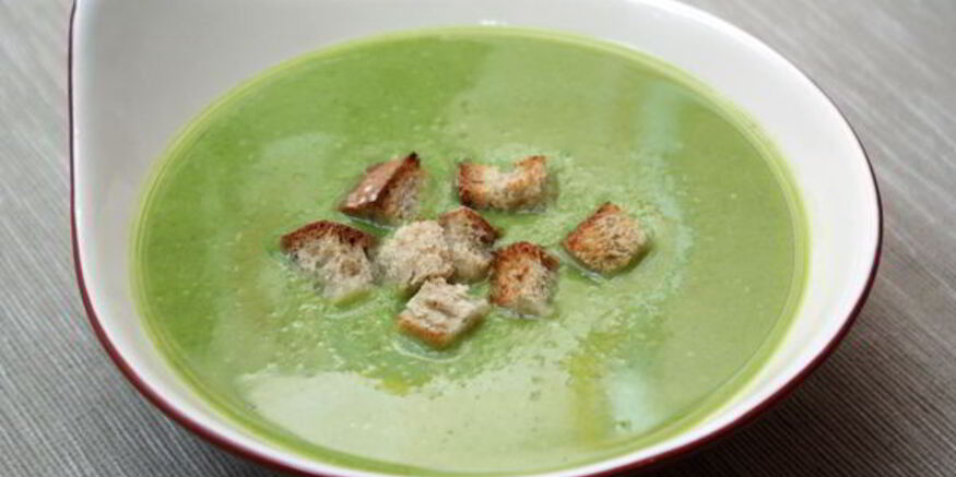Рецепт супа-пюре из зеленого горошка