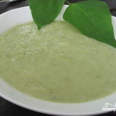 Суп-пюре из зеленой фасоли