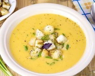 Суп-пюре с чечевицей