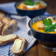 Рецепт Супа-пюре с морковью и рисом