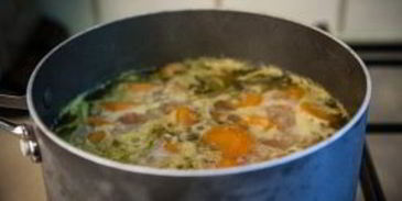 суп-пюре с морковью и рисом