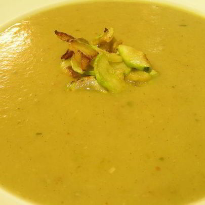 Суп-пюре с цукини и карри