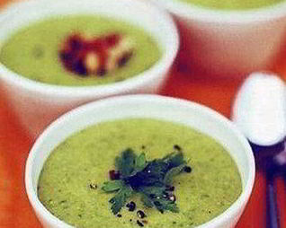 Суп-пюре со шпинатом