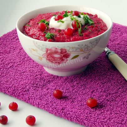 Свекольное суп пюре из свеклы