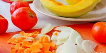 томатно-тыквенный суп-пюре