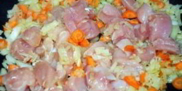 томатный суп-пюре с курицей