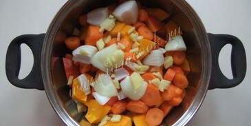 тыквенный суп-пюре с кокосовым молоком и имбирем