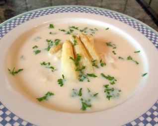 Вкусный и простой суп пюре из спаржи