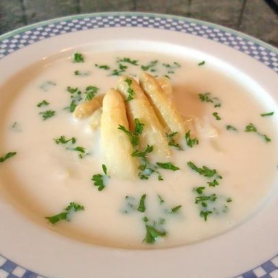 Вкусный и простой суп пюре из спаржи
