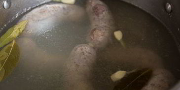 суп с деревенскими колбасками и нутом