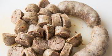 суп с деревенскими колбасками и нутом