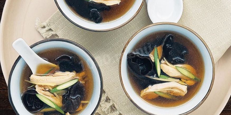 Рецепт супа с древесными грибами