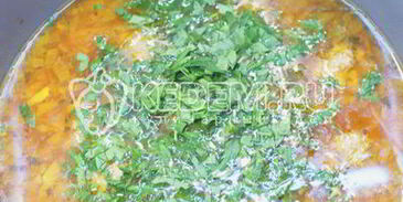 суп с фрикадельками и фасолью в мультиварке