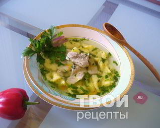 Суп с галушками