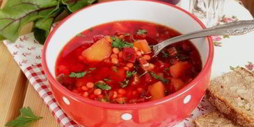 суп со свеклой и птитимом