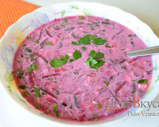 Холодный свекольник