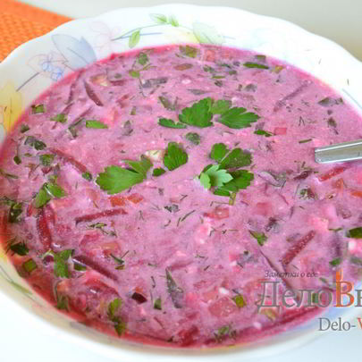 Холодный свекольник