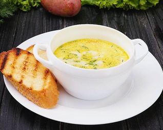 Французский сырный суп