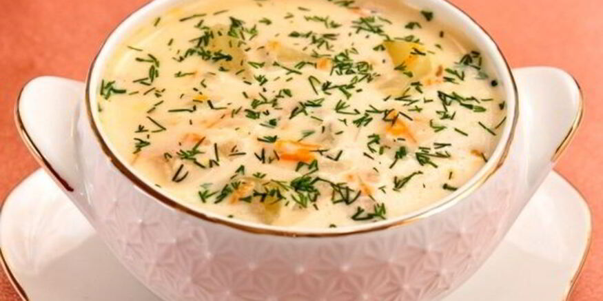 Рецепт классического сырного супа с овощами