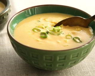 Легкий сырно-кукурузный суп